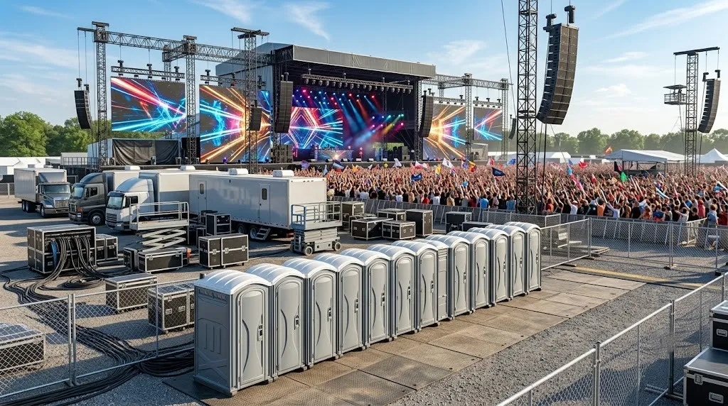 Concert Restroom Rental in Spokane, WA